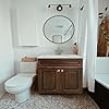 Ready-to-Assemble Bathroom Vanity Sink Base Cabinet – 24", 30", or 36" Width (Maple Walnut Finish, 36" Model)