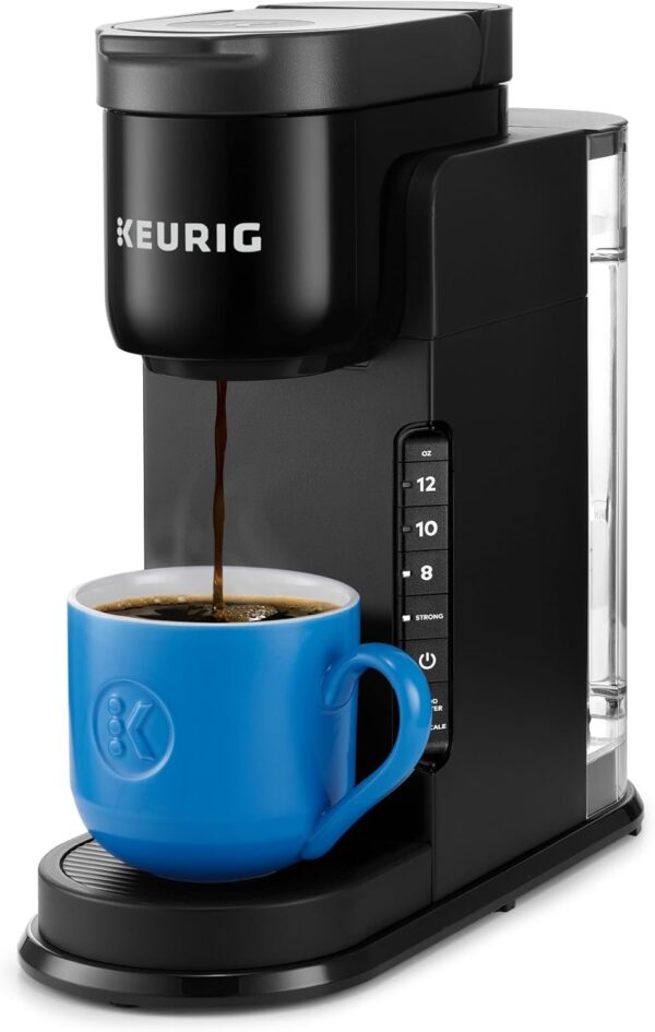 Keurig K-Express Single Serve Coffee Maker – Compatible with K-Cup Pods, 3 Brew Sizes, Strong Brew Option, 42oz Removable Water Reservoir, Black